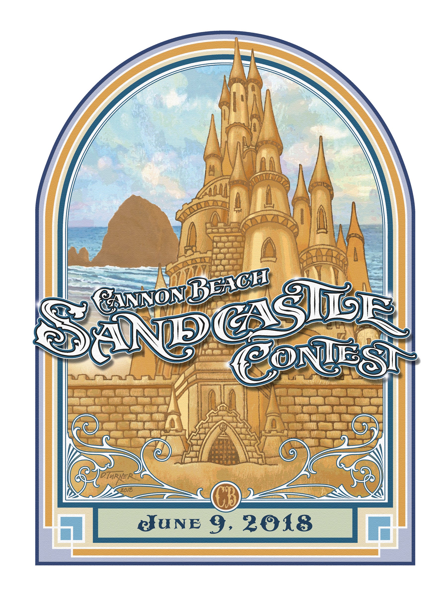 Sandcastle Limited Edition Posters Cannon Beach Chamber of Commerce